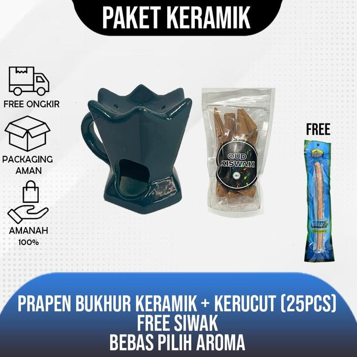 Xtra Bukhur Buhur Dupa Kerucut By Arf Dengan Tempat Bukhur Keramik