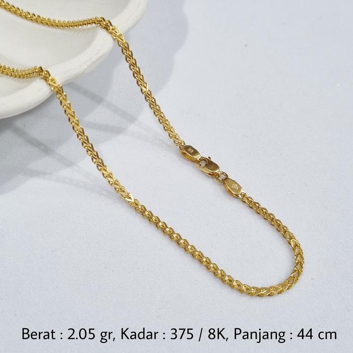 Kalung Emas Victory 44 cm Kadar 8K 37.5% 375 - B10 / 2.05 gr
