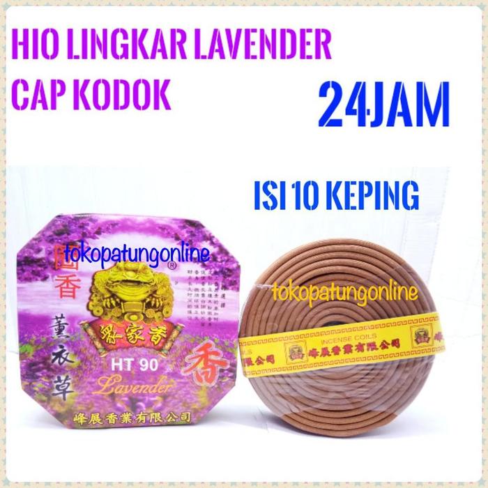 Karisma Hio Dupa Lingkar Wangi Lavender Golden Frog