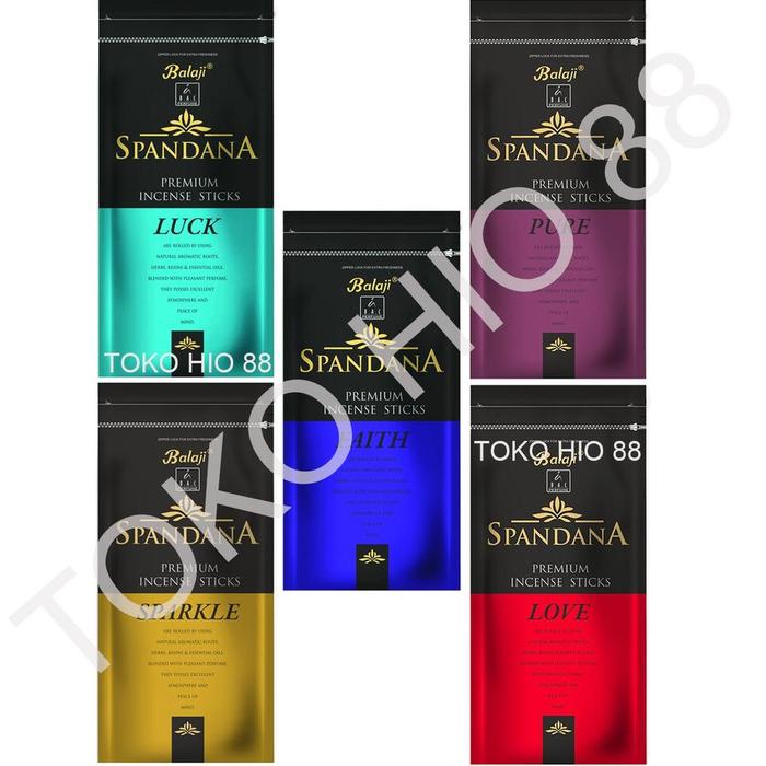 Ziarah Hio / Dupa Wangi Aromaterapi Merk Balaji Spandana Incense Sticks