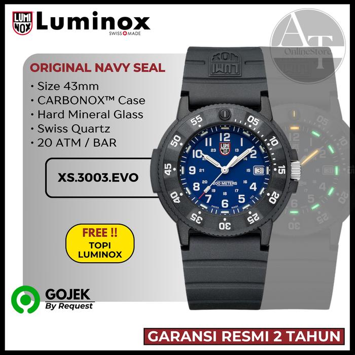 Jam Tangan Pria Luminox 3003.EVO Original Navy Seal Dive Watch