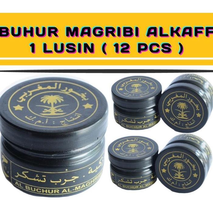 Yakin Buhur Magribi Alkaff 12 Pcs ( 1 Lusin ) Bukhur Magribi Alkaff Buhur Magribi Alkaff Buhur Maghr