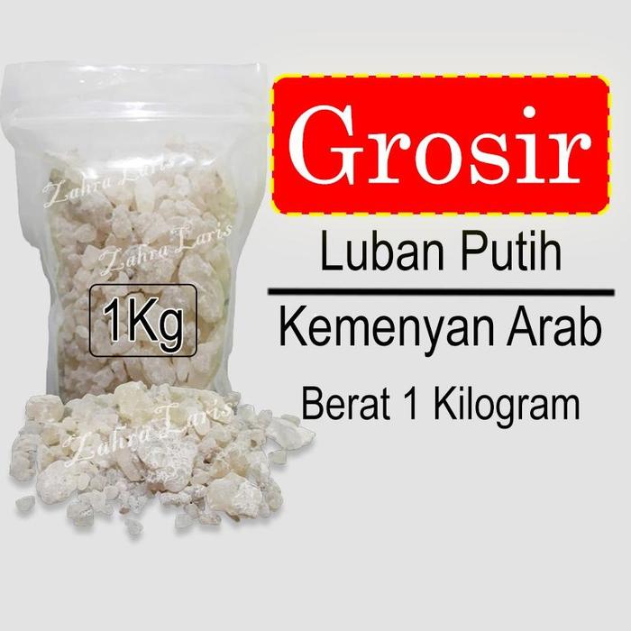 Karisma Luban Putih 1 Kg Mustaki Kemenyan Arab Kemenyan Putih Aromaterapi