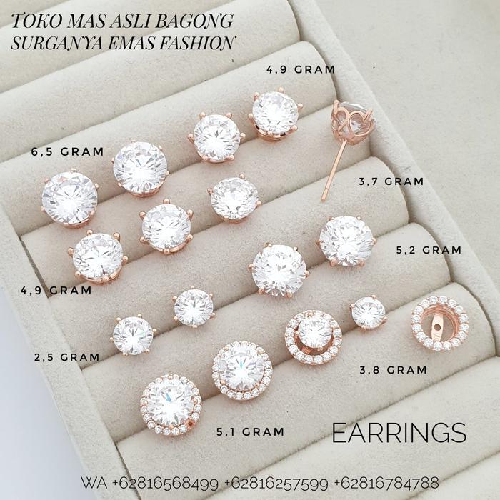 ANTING FASHION NAGITA 17K/750-ASLI BAGONG GOLD BAGONG EMAS