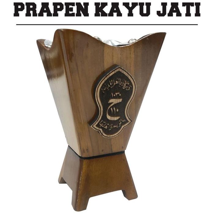 Puncak Prapen Perapen Mabhara /Prapen Antik/Prapen Kayu Jati/Tempat Pembakaran Buhur Tinggi 17 Cm