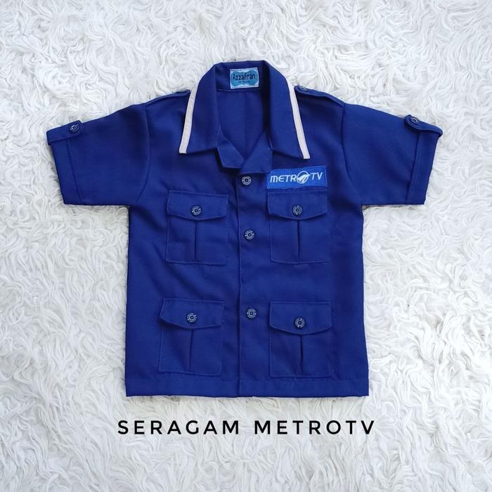seragam METRO TV.BABY NEWBORN BAYI BAJUANAK DEWASA  Biasanya / bajuanak / kostumanakkarnaval / kostu