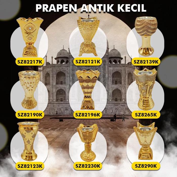 Ziarah Mabkhara Antik Gold Series Kecil / Mabkhara Manual Gold Series
