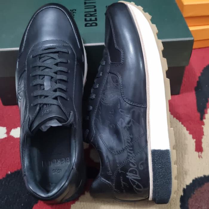 Berluti Sepatu Berluti Italy 1895 Size 40-44 Kualitas Premium untuk Gaya Anda