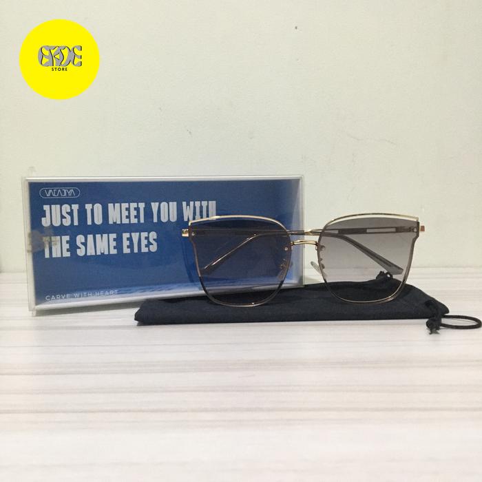 KKV KACAMATA KHAKI WL GRADIENT GLASSES BY KKV BARU Lengkap Dengan Box & Case Bahan Stainless + PA Ha