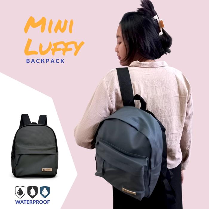 Mini Backpack Luffy - R2 Reliable Remarkable - Tas Ransel Wanita Waterproof