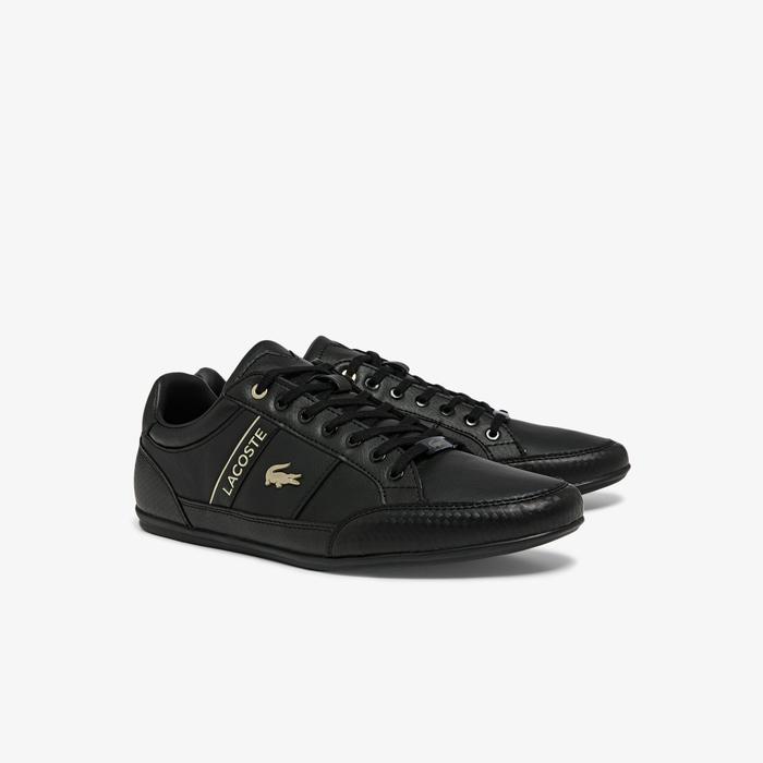 SNEAKERS LEATHER CHAYMONE -LCST BLACK ORIGINAL
