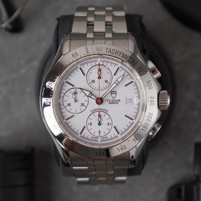 Tudor Chronautic White Jam Tangan Original