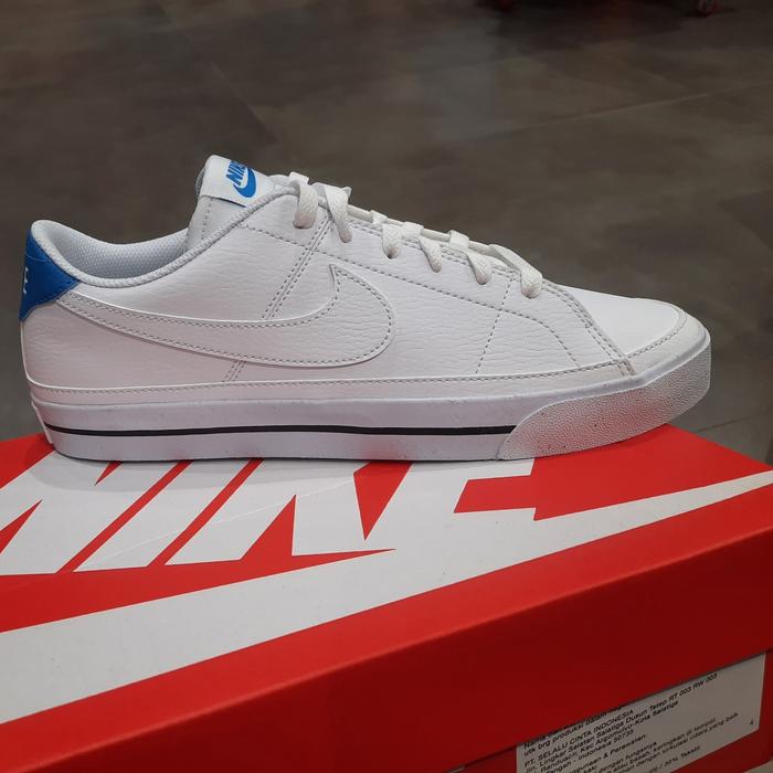 sepatu casual santai nike original putih polos