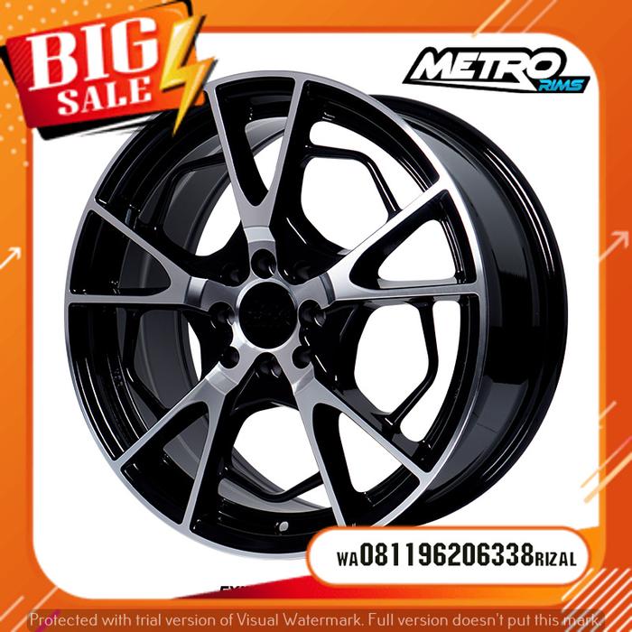 VELG PELEK RACING HSR HSR EXIMIUS RING 17 R17 BUAT MODIFIKASI MOBIL YARIS JAZZ AVANZA XENIA BRIO RS 
