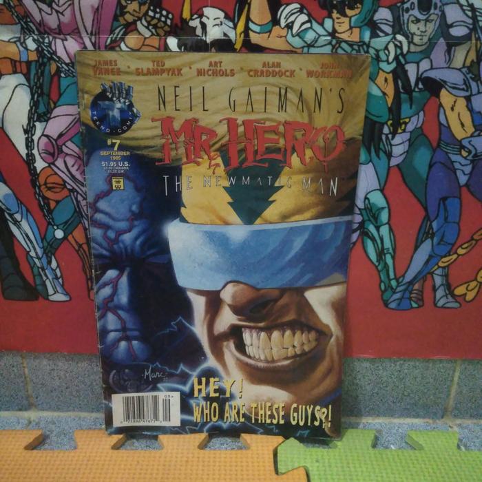 komik neil gaiman's Mr Hero the newmatic man #7 1995