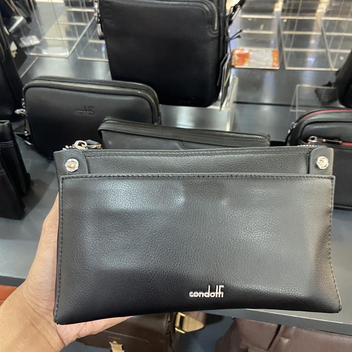 Clutch Condotti kulit Original , dompet / tas kulit pria , Condotti Original