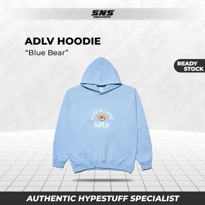 ADLV Hoodie Blue Bear BNWT 100% Original Authentic