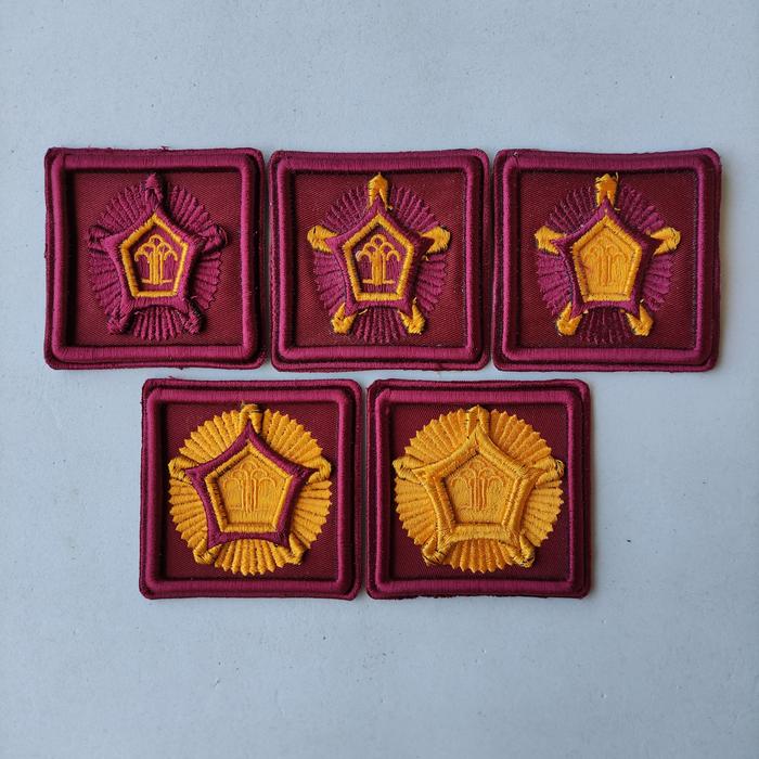 Tanda Jabatan Eselon Kemenkumham PDL - II ( Maroon )