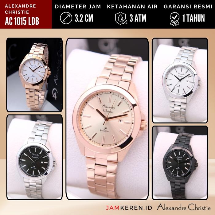 Jam Tangan Wanita Alexandre Christie 1015 AC1015 AC 1015 LD Original