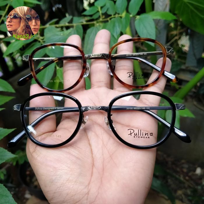 Kacamata Frame Pria Wanita Pullina 20155 Original Round Retro Model