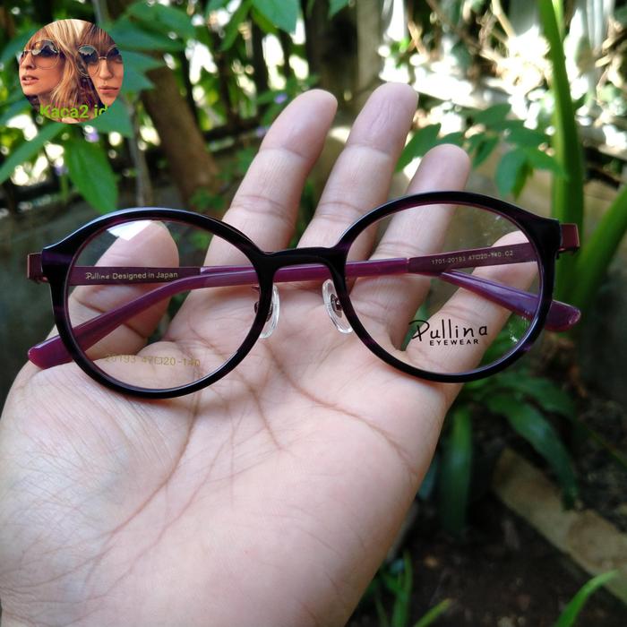 Kacamata Frame Pria Wanita Pullina 20193 Original Round Retro Model