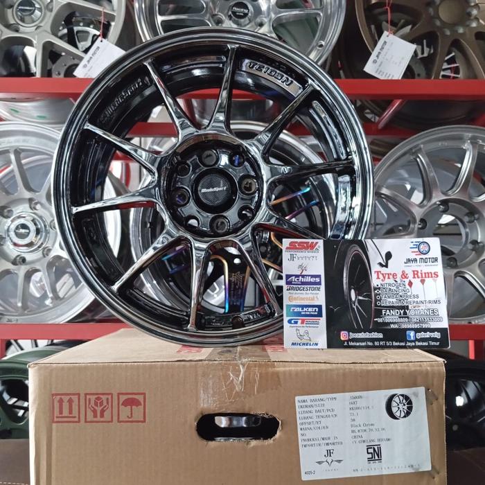 velg wedsport tc105n r16 4x100/114.3 lbr7 et38