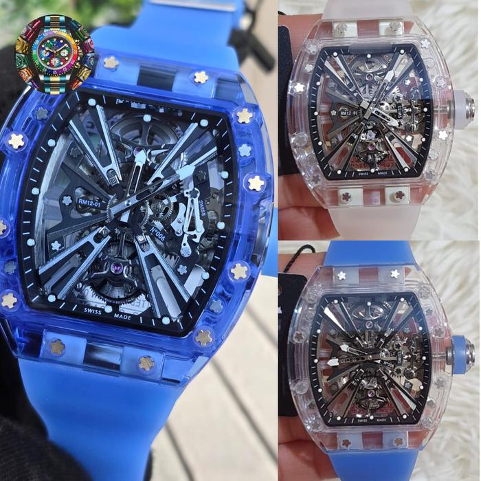Dr.Jam RM12-01 RM 12-01 REAL TOURBILLON TRANSPARENT TRANSPARAN CASE RMF