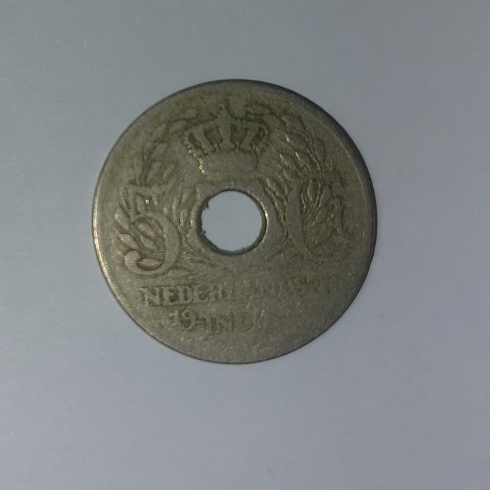 koin belanda kuno 1913 vintage