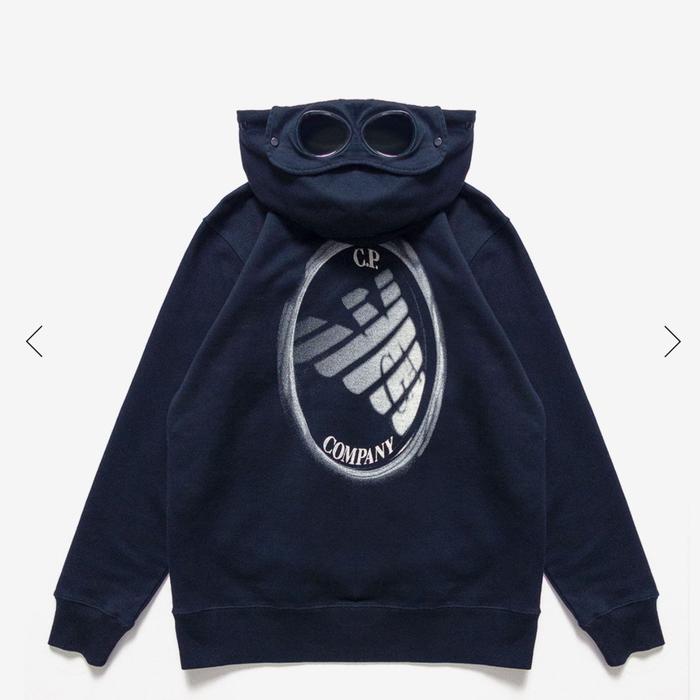 CP Company X Armani Goggle Hoodie Jacket Authentic Original certilogo
