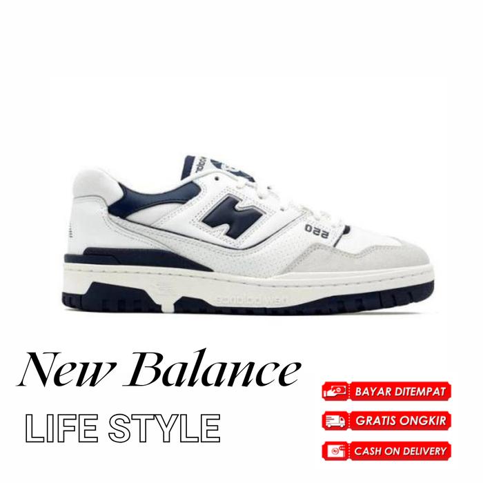 Sepatu New Balance NB 550 White Navy