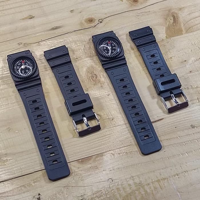 STRAP TALI JAM TANGAN RUBBER KARET CASIO 20MM CALCULATOR CA 53 CA53 RUBBER WATCH BEND TERMURAH MODEL