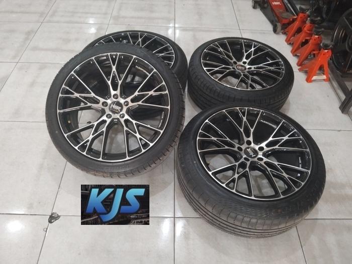 Velg Mobil Racing Bekas R20 HSR Omachi Pcd 5x112 Ban 245/45 Ring 20 Buat Mercy Mercedez CRV Terios P