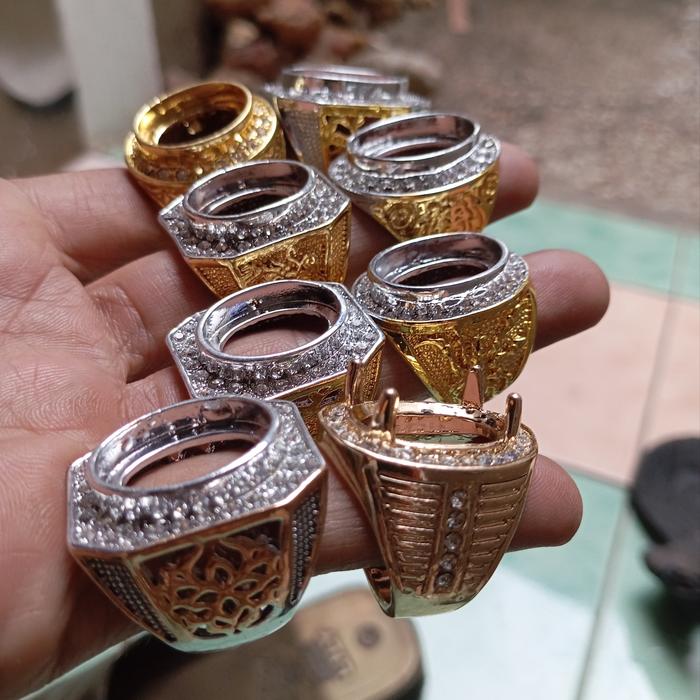 ring batu akik / cangkang batu /cincin /batu akik