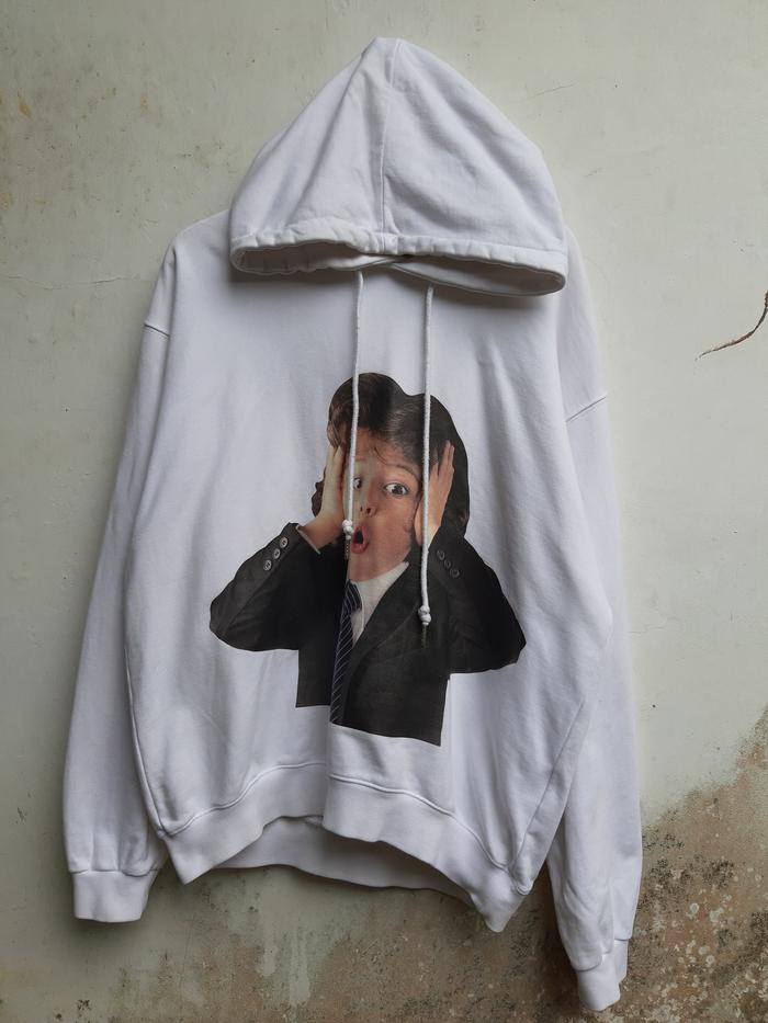Hoodie Acme de la vie ADLV Baby Beethoven warna Putih Pullover Hoodie