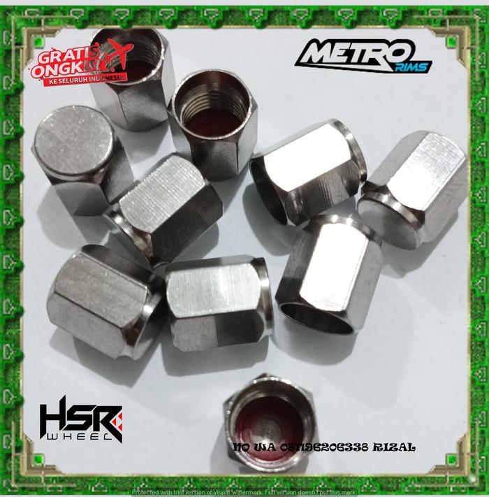 JUAL TUTUP PENTIL BESI HSR MURAH AWET BERKULITAS MOBIL MOTOR  - TOKO VELG DAN BAN METRO RIMS HAJI NA