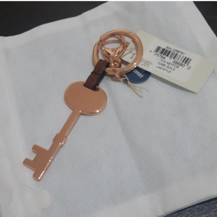 Fossil Sofia Keyfob Rosegold - gantungan kunci tas