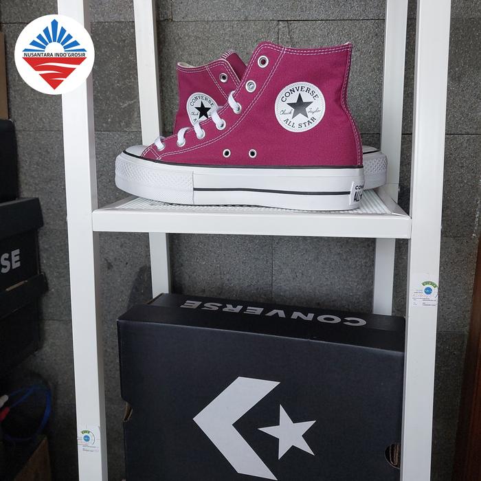 sepatu converse original  for women - MAP (ctas lift hi) A05471C size 39