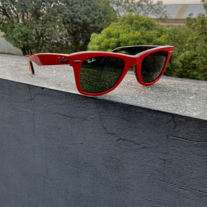 rayban wayfarer red 2140  lensa G15