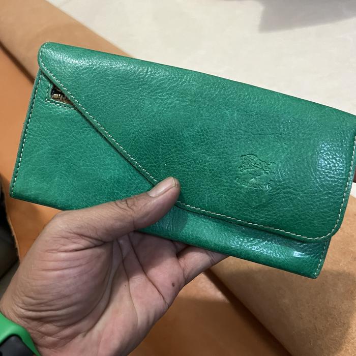 DOMPET CLUTCH BAG IL BISONTE ASLI KULIT ORIGINAL 100%
