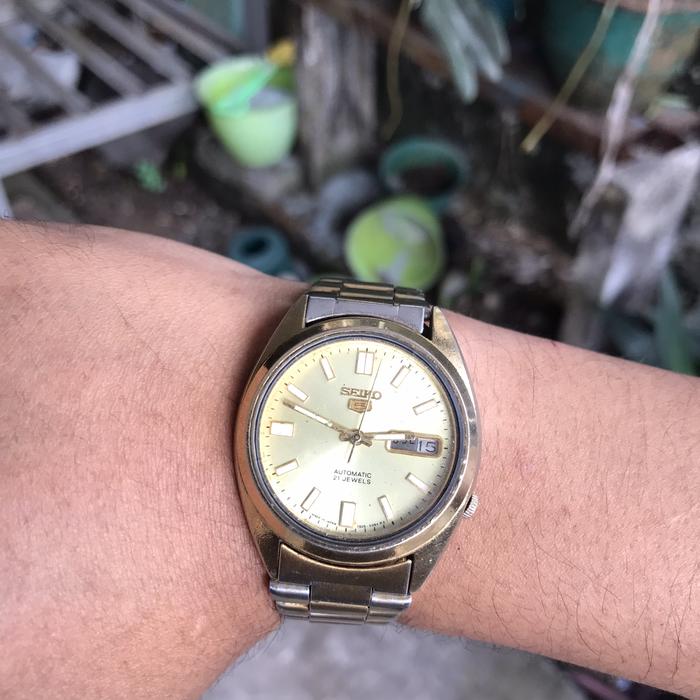 Jam tangan arloji seiko 5 autometic automatis