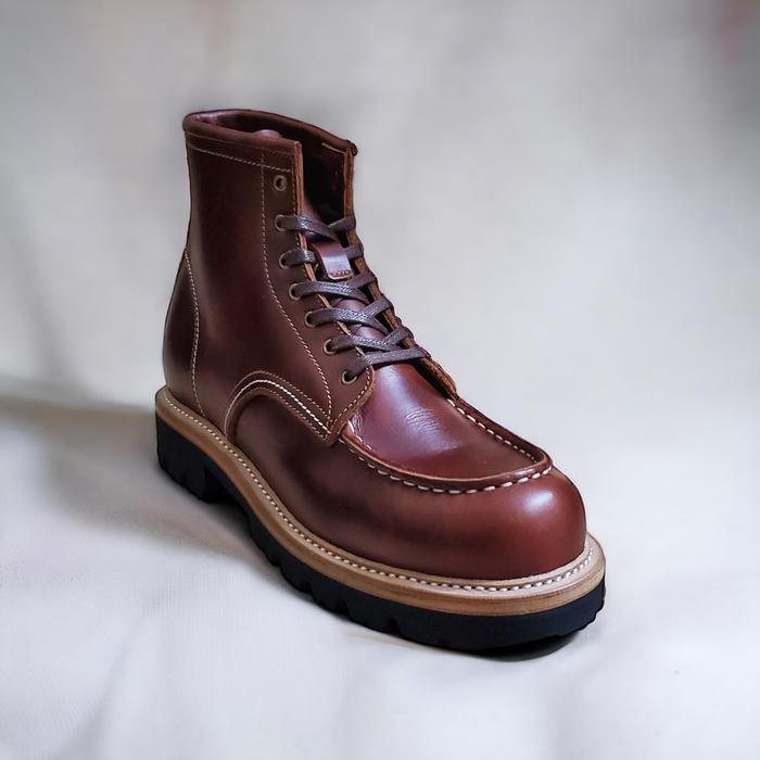 Map Inc Moc Toe Boots Commando Custom - Sepatu Moc Toe Boot Kulit Sapi Premium