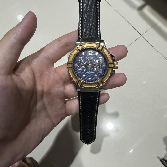 jam tangan guess w0040g6 original chrono date day crono