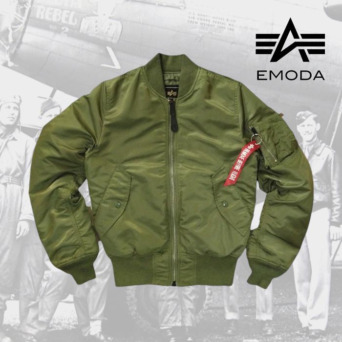 Emoda x Alpha Industries ma 1 bomber jacket (ma1 m65 m43 m51 field cwu 45 deck jacket N1 military wo