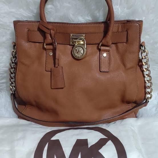 Hamilton MK coklat kulit asli
