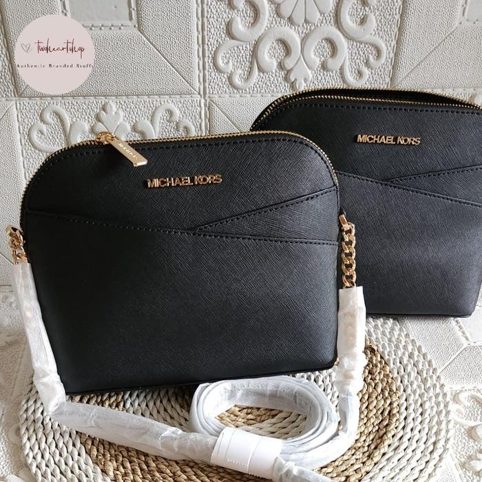 Tas Wanita MK Dome Crossbody Black