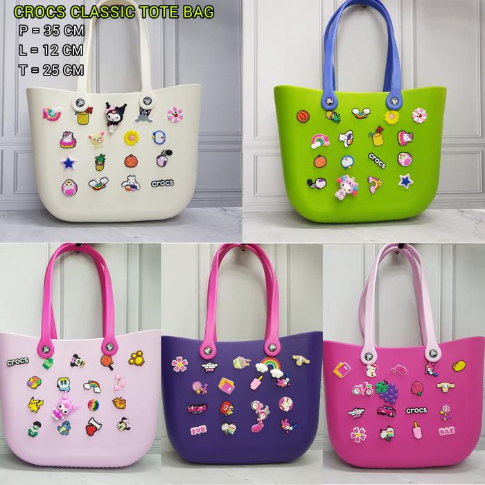 CROCS HANDBAG/TAS WANITA CROCS CLSSIC TOTE BAG/TAS CROCS WANITA