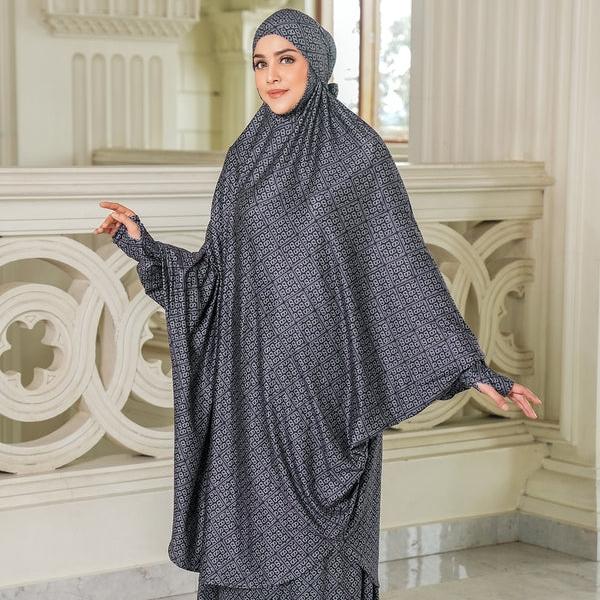 Mukena BUTTONSCARVES Lacorde Prayer Robe - Black