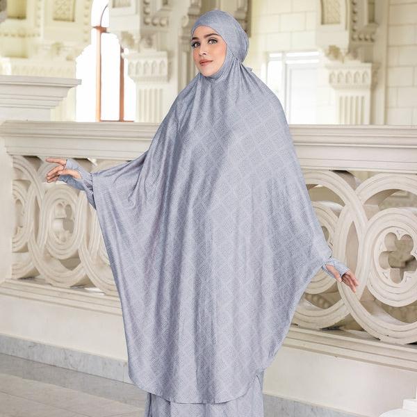 Mukena BUTTONSCARVES Lacorde Prayer Robe - Iris