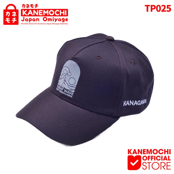 KANEMOCHI Topi Jepang Motif Kanji Osaka - Souvenir Eksklusif Kualitas Terbaik - Bahan Daimaru Premiu