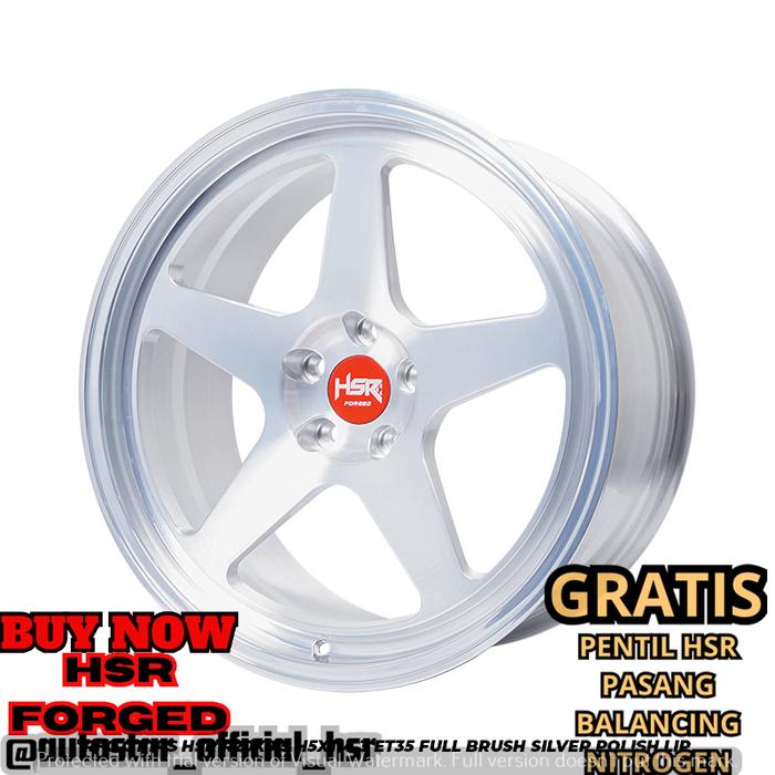 VELG HSR FORGED RFG GT IRS HSR R20 LEBAR 95 PCD 5X114,3 ET35 FBS  PAS BUAT MOBIL Ferrari 488 GTB, 48